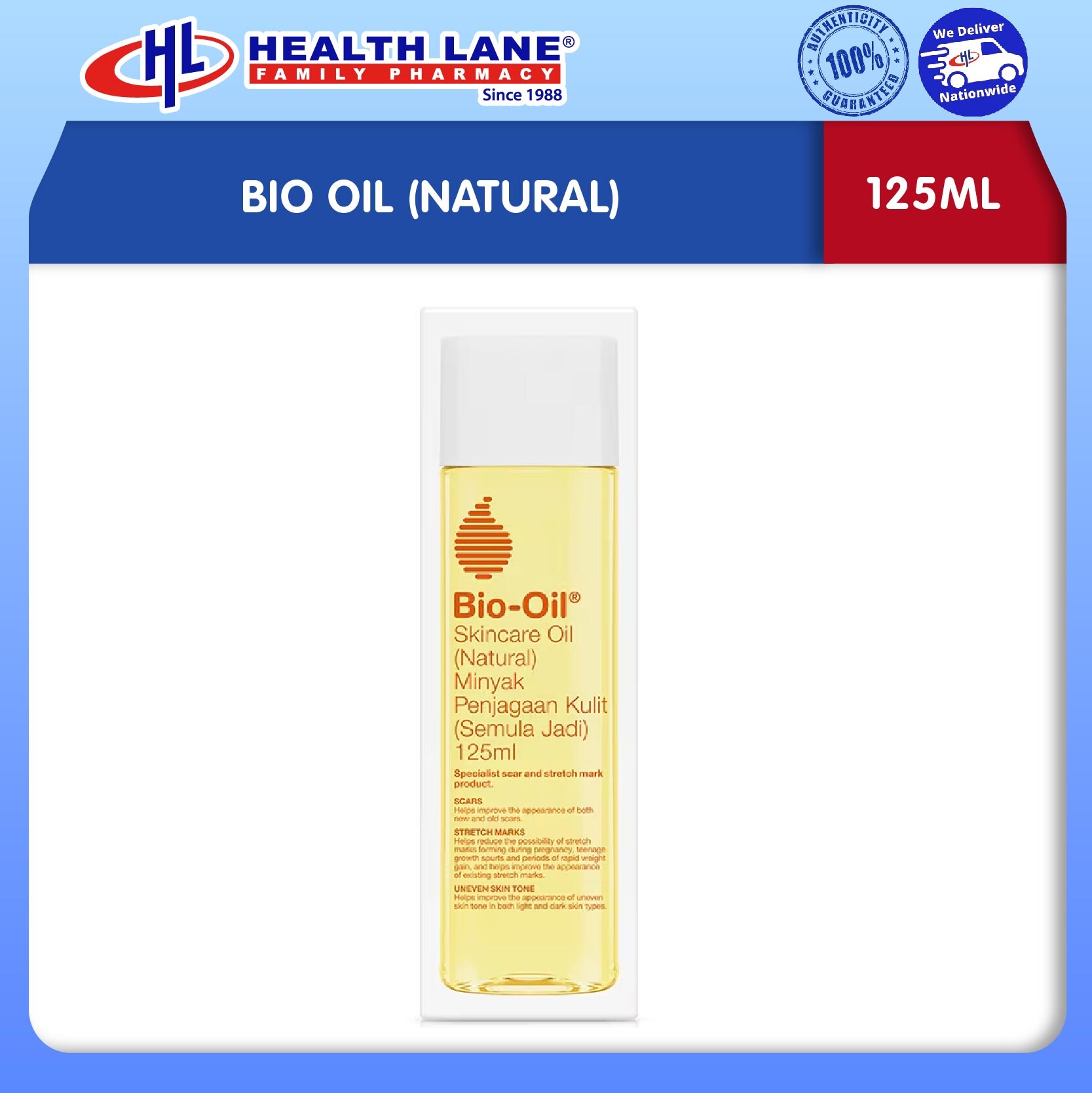 BIO OIL (NATURAL) (125ML)